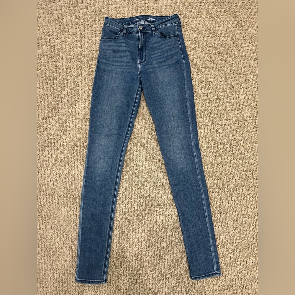 Women's Old Navy Super Skinny High Rise Jeans Size 4 Tall